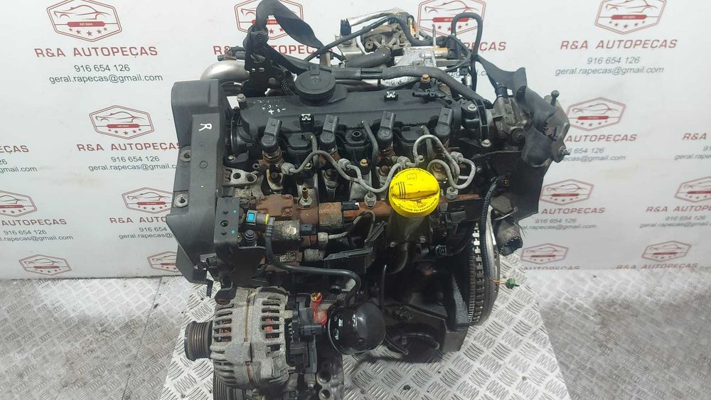 Motor Completo K9KD430 K9K Renault 1.5 DCI 110cv Injeção Siemens