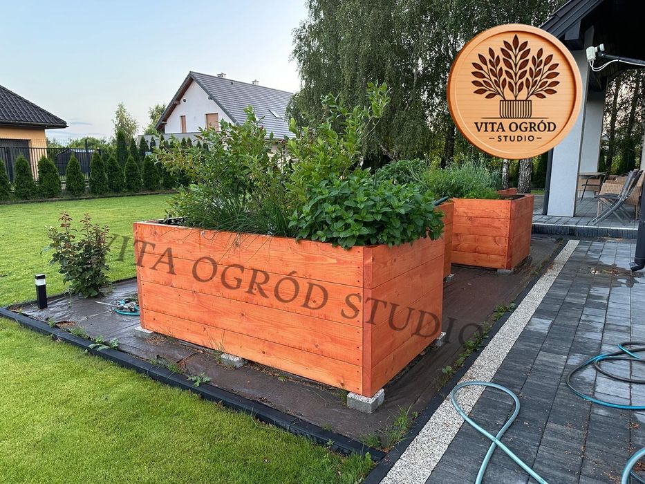 Podwyższone grządki gr. 4,5cm! Warzywnik, inspekt. PREMIUM!