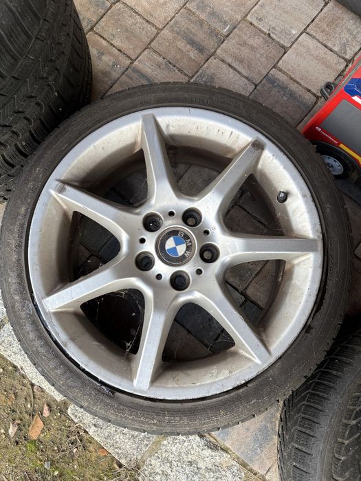 BMW Alufelgi Borbet 18 cali 2 szer. 7,5j i 8j z oponami 5x120 72,6