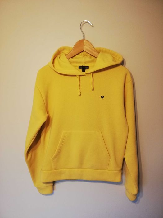 Bluza dziewczęca z kapturem żółta TOP SHOP rozm 34