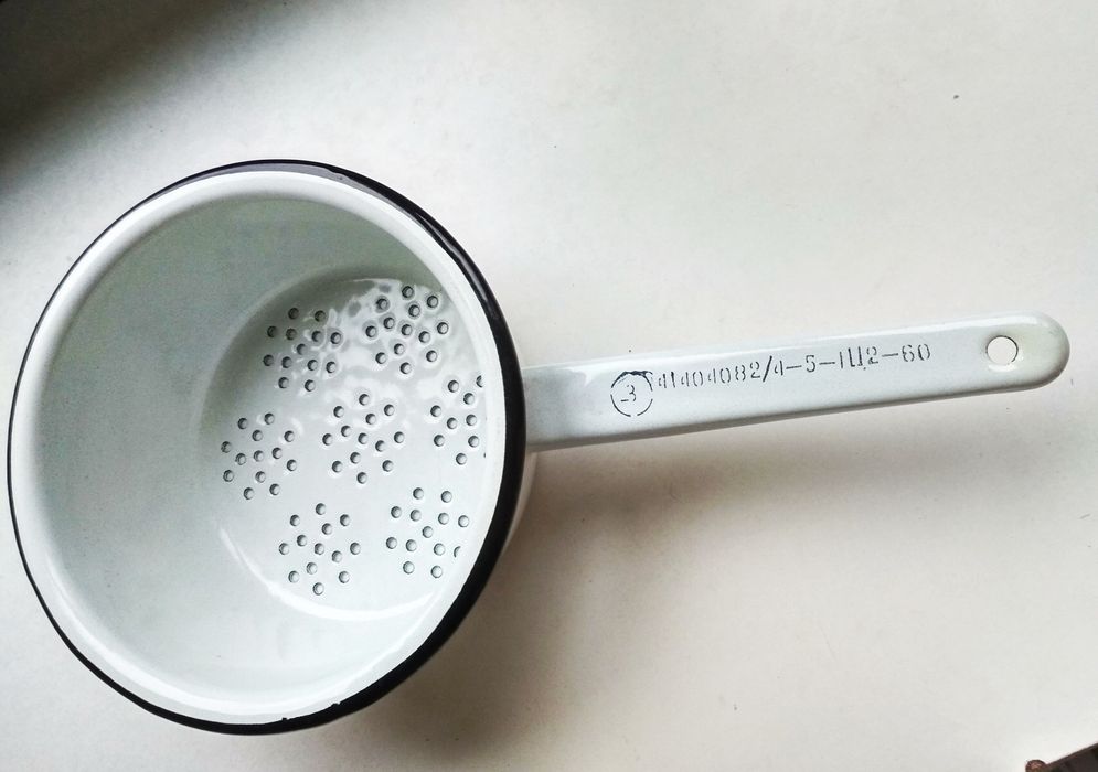 Дуршлаг эмалированный