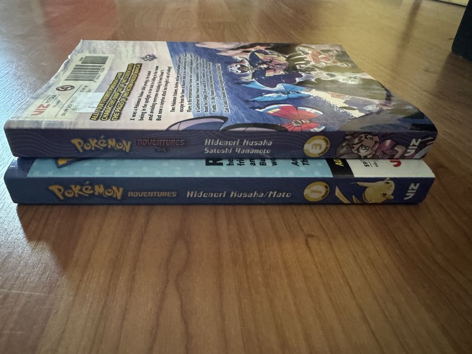 Livros Pokémon Adventures