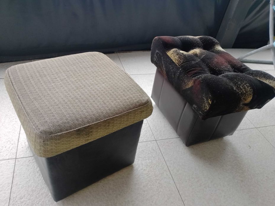 Pufa. Początek lat 90tych. Piękny stan kolor brązowy. Schowek.