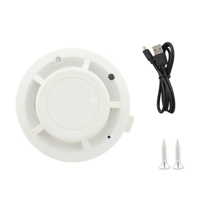 Camera camuflada oculta em detector de fumo camara wi-fi HD escondida