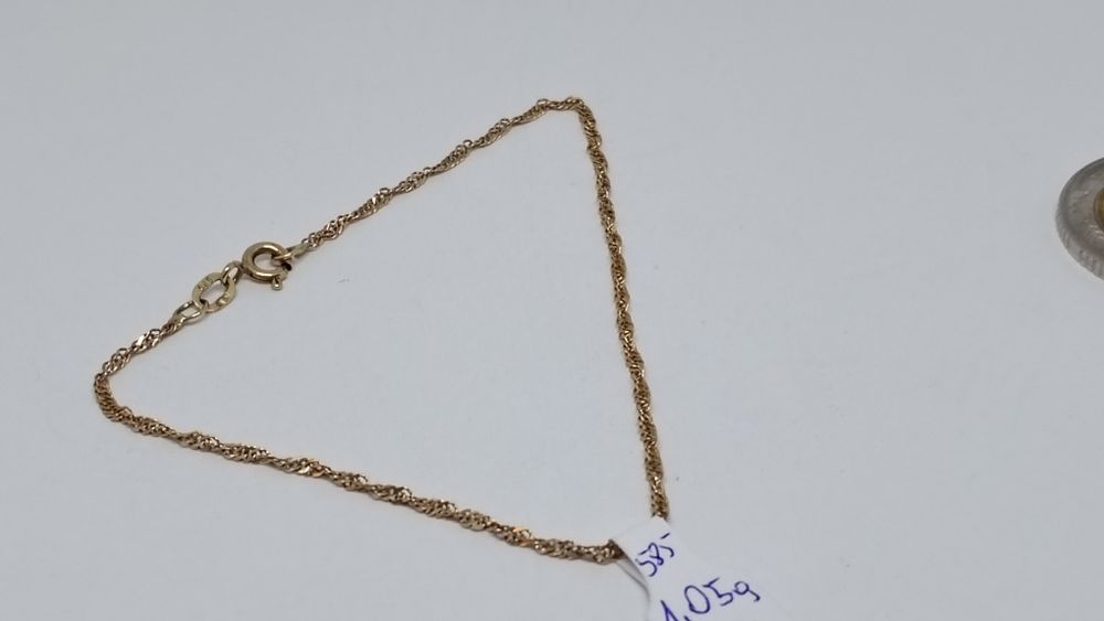 Bransoletka złota 585 14K 20Cm Komis Madej Gorlice