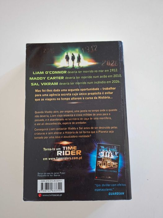 2 livros Time Riders - Alex Scarrow