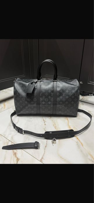 Torba podróżna Louis Vuitton Keepall Bandoulière Eclipse