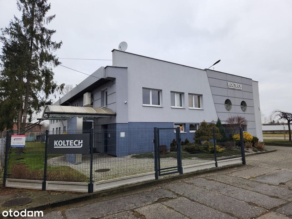 Budynek biurowy z halą produkcyjną z duża działka 0,91ha