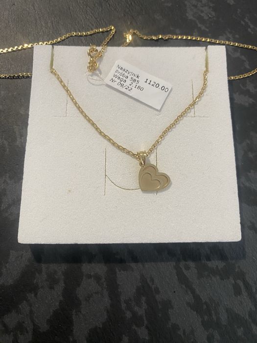 Łańcuszek nowy + wisiorek Gratis