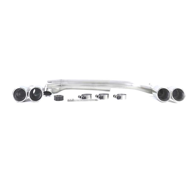 KIT PONTEIRAS DE ESCAPE DUPLA BMW F10 F11 F12 F13 LOOK M PERFORMANCE DUPLA