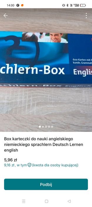 Zabawka box karteczki