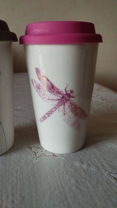 Чашка с термо крышкой, 350 мл