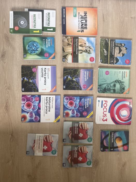 Książki do liceum klasa 1 różne