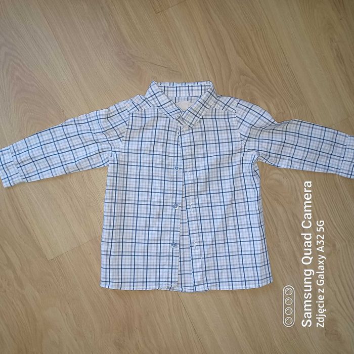 H&M Koszula W Kratkę,  Rozmiar 80, Idealna