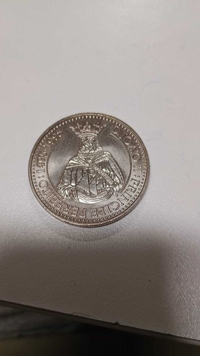 Moeda comemorativa d. joão II o principe perfeito 1995