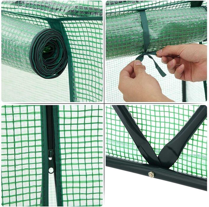 Фольгована теплиця SONGMICS GWP16JB,150 x 50 x 150 см