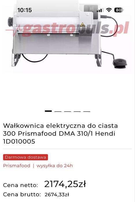 Wałkownica do ciasta nowa HENDI