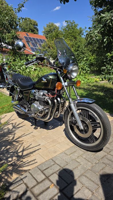 Honda CB650C, kufry, wysoka szyba