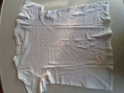 biały T-shirt dla chłopca, r. 146-152, idealny na W-F, stan bdb