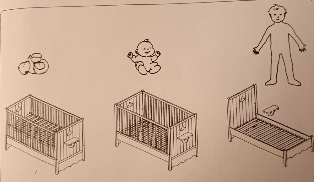 Quarto de Criança Eguizier Marin Marine Branco evolutivo.