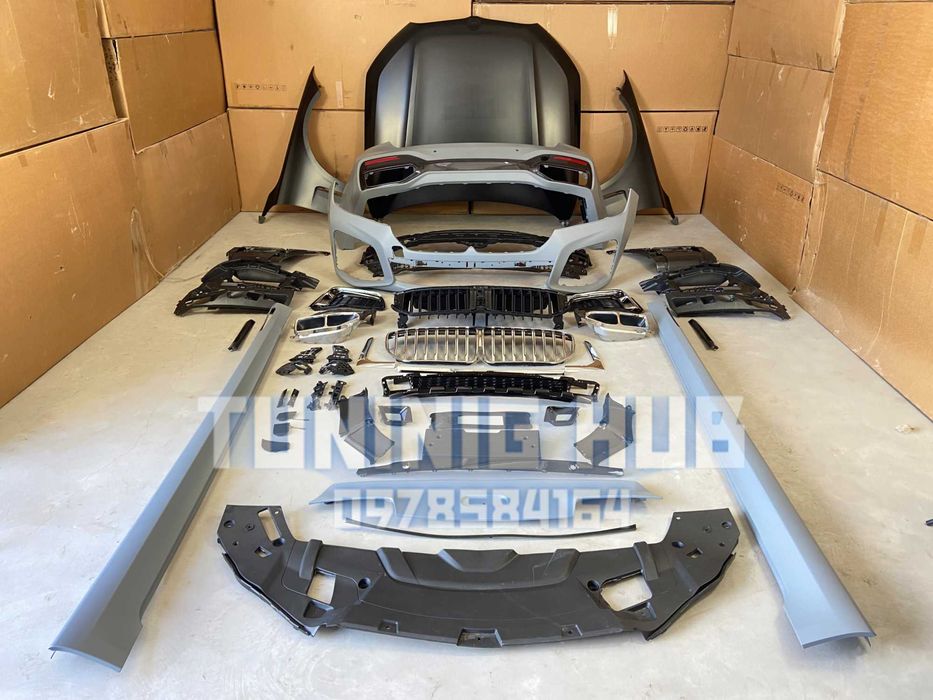 Комплект рестайлинга bmw g11 g12 обвес M Paket бмв г11 + Оптика