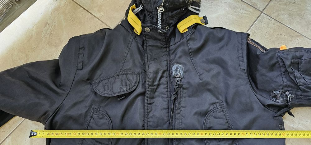 Parajumpers puchowa męska kurtka rozmiar M/L wymiary na zdjęciach