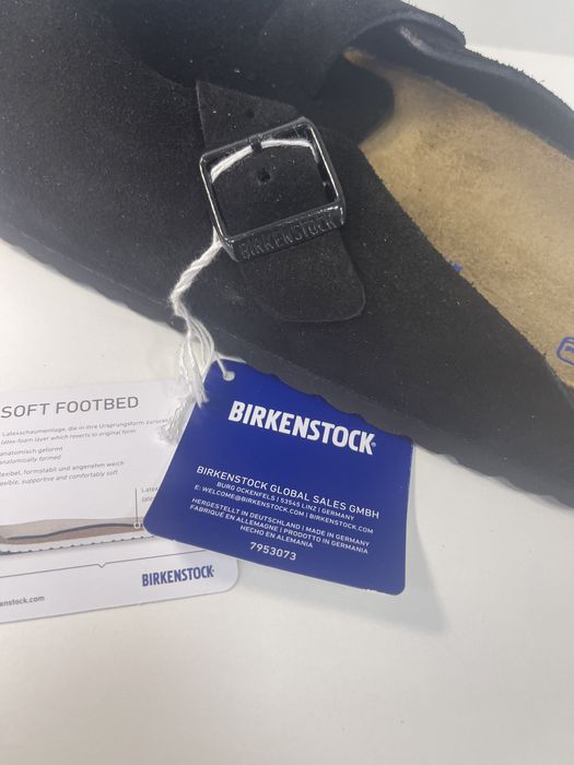 Акція до 01.02! Birkenstock Boston black 44 Биркеншток Бостон 44р