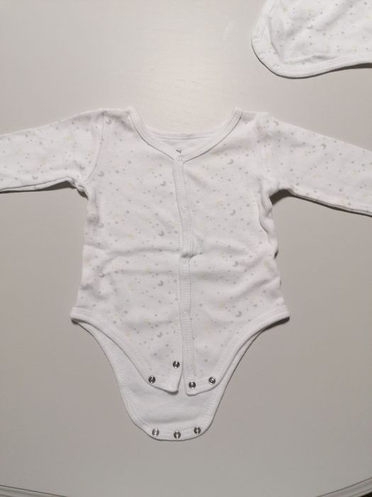Bodies Brancos com Estrelas de Bebé