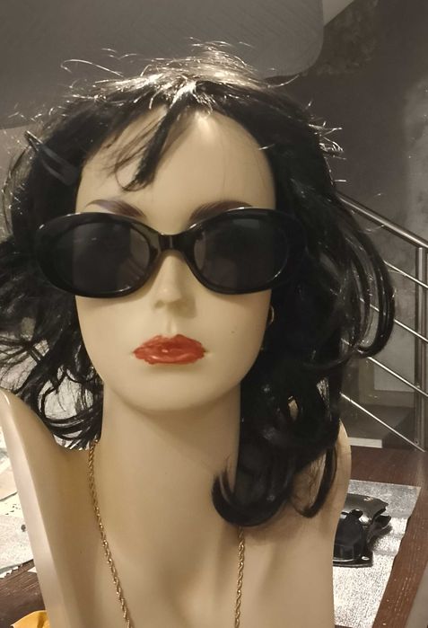 Okulary przeciwsłoneczne owalne  czarne