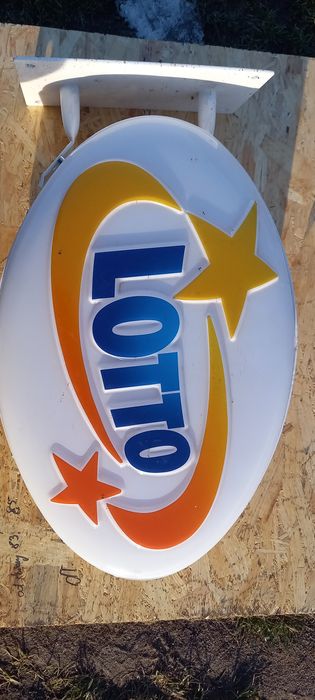 Szyld/kaseton reklamowy lotto dla kolekcjonera
