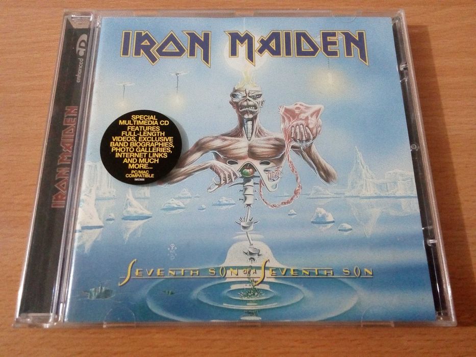(.  Reservado. ).   IRON MAIDEN - Seventh Son Of... Enhanced CD
