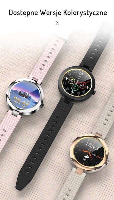 SmartWatch P10 TERMOMETR, kroki, dystans, kalorie, tętno, ciśnienie.