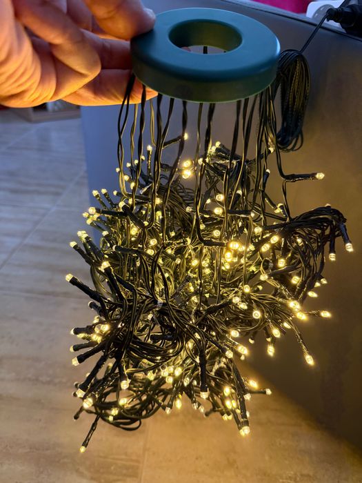 Luzes LED decorativas de luz quente