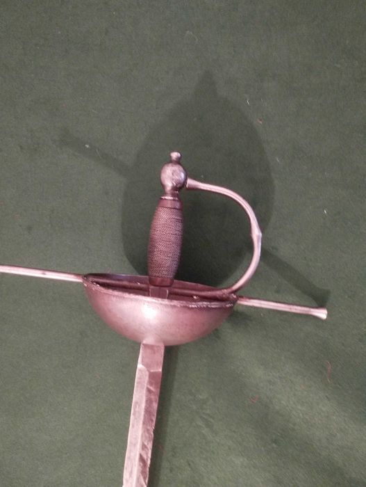 Espada Rapiére  ibérica de Copo, século XVII (primeira metade).