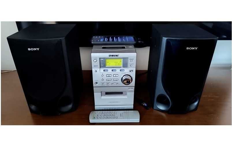 Aparelhagem HIFI Sony c/ Bluetooth + colunas 70W