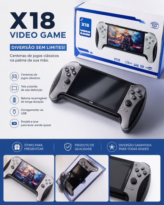 x18 video game , em otimo estado nunca usada