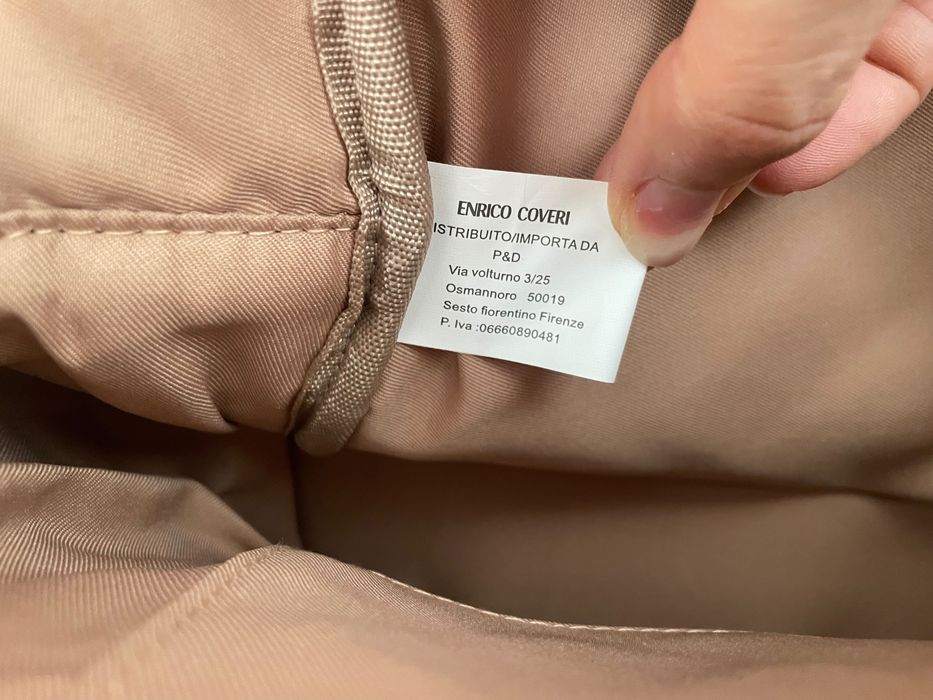 Mochila castanha Enrico Coveri