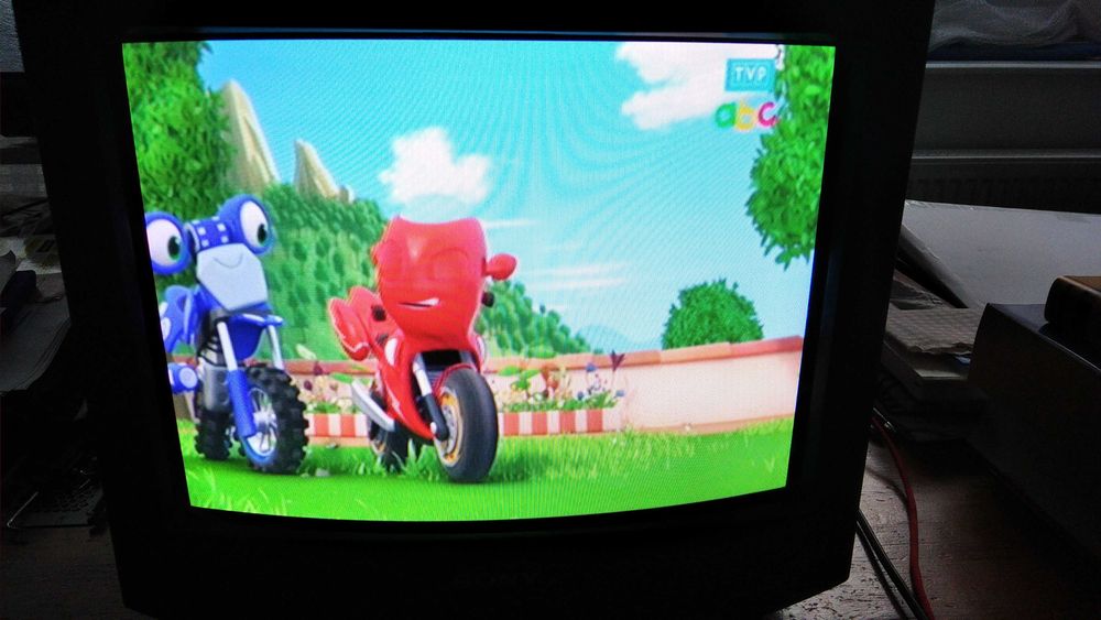 Tv 14 " Sony trinitron kv-14t1k bdb retro gaming