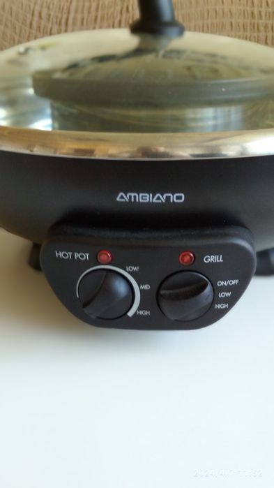 Електро пательня-гріль,фондю