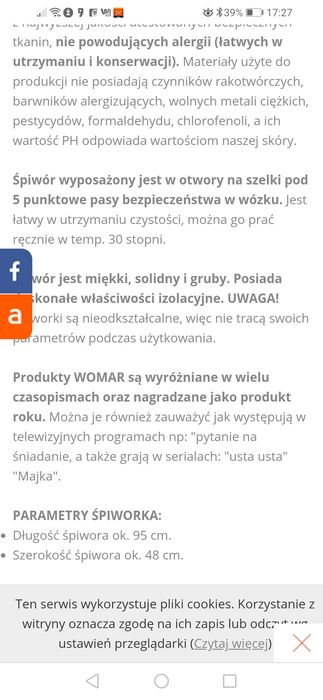 Śpiworek do wózka, sanek