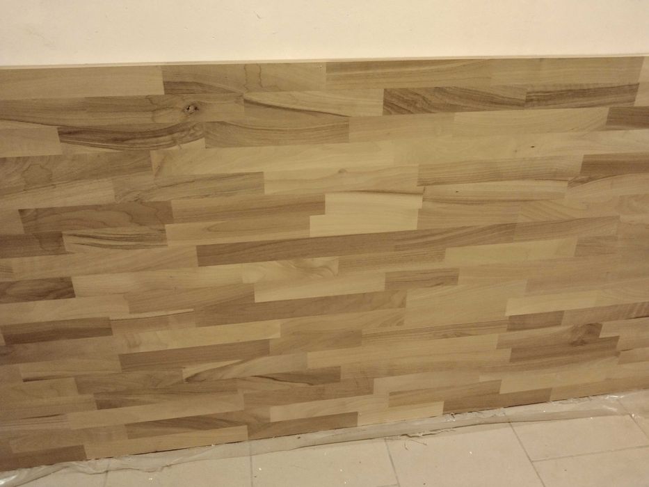 Nowy solidny blat drewniany, bukowy 340cm x 81cm x 4cm