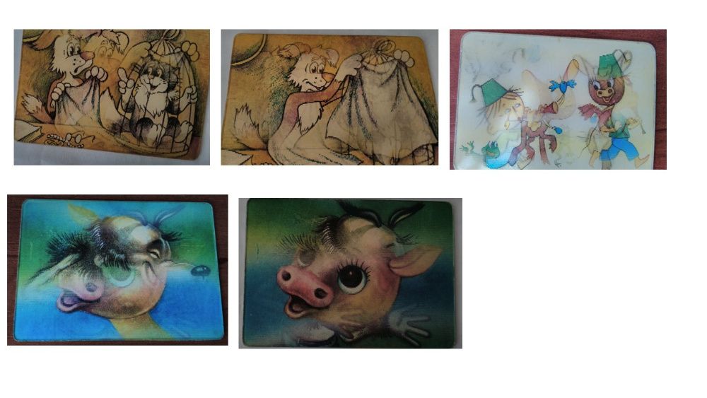 Переливные и стерео календарики