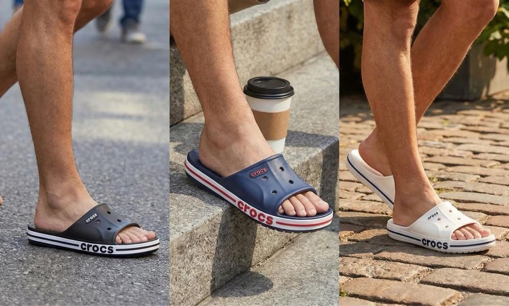 Шлепанцы слайды шлепки crocs bayaband slide 36 37 38 39 41 42