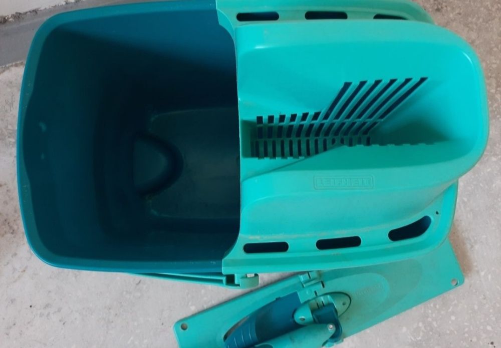 Wiadro vileda obrotowy turbo + Wiadro leifheit, mop