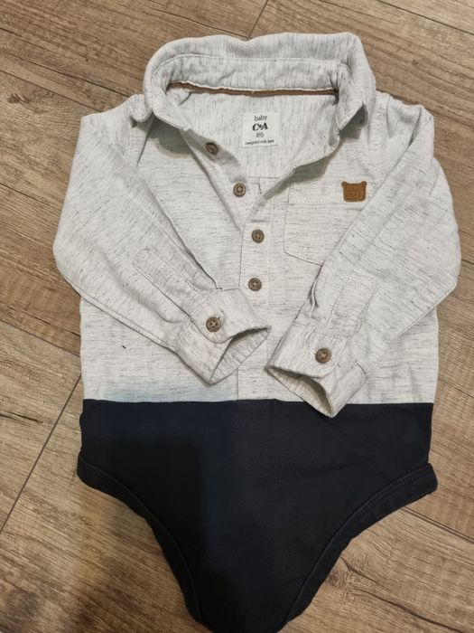 Koszulobody z muchą w zestawie /C&A/elegancka koszula dla dziecka