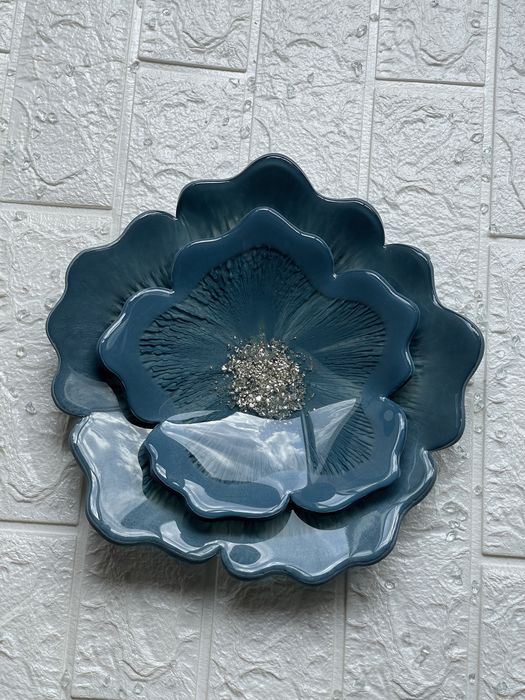 Набір: Фруктовниця, цукерниця, посуд з епоксидної смоли