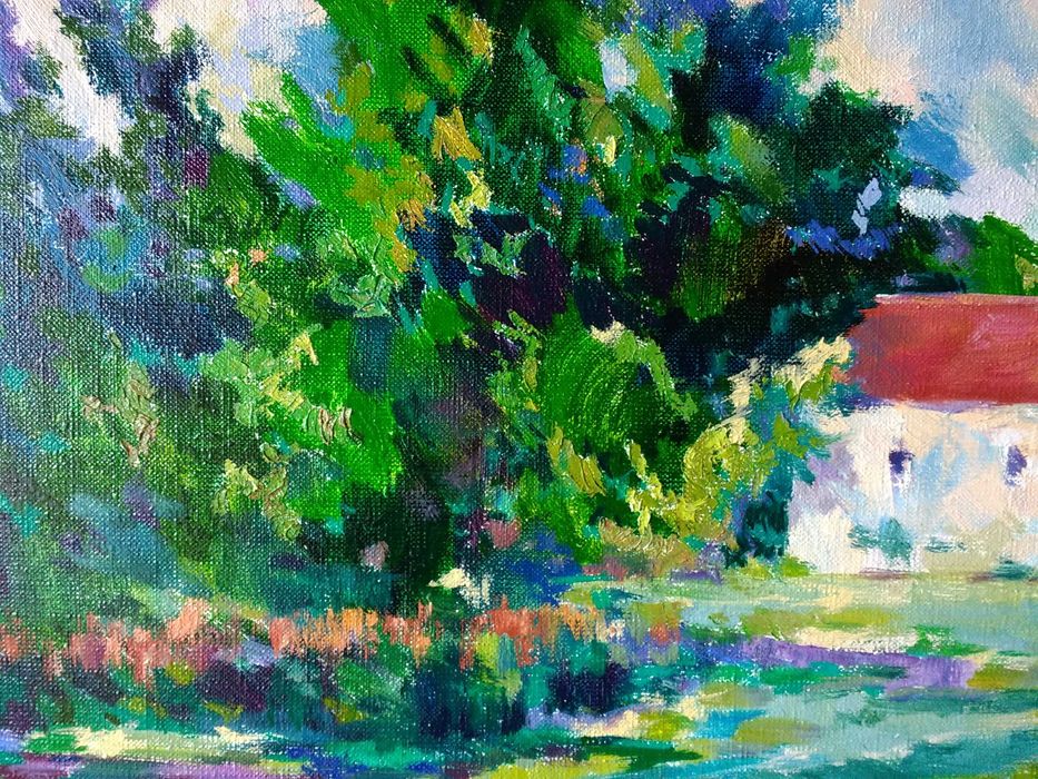 Картина маслом"Хутор"