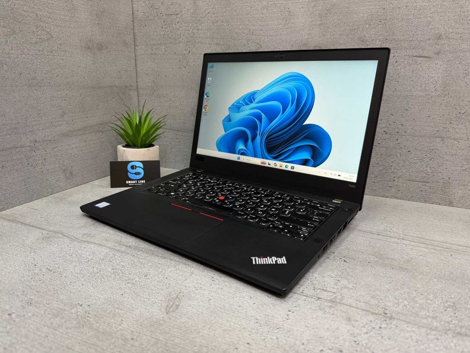 Стильний ноутбук Lenovo T480/i5-8250u/8 ddr4/14” FullHD ips/250gb ssd