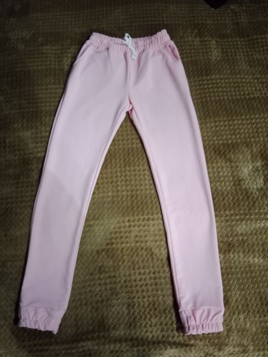 Штани спортивні жіночі рожеві на літо 42 розмір