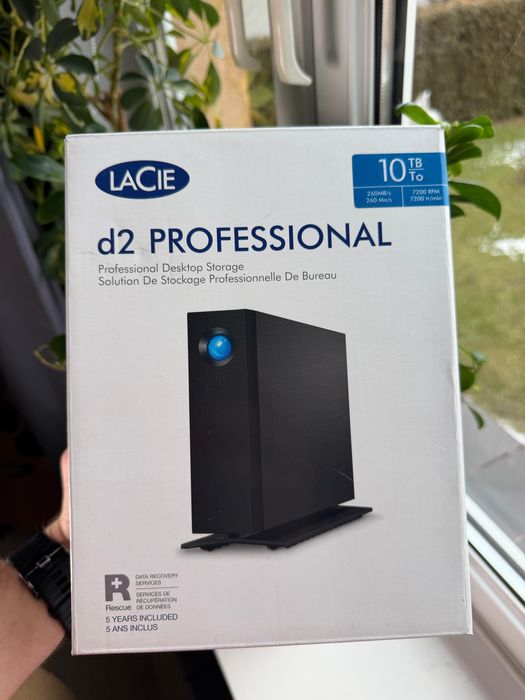 Dysk zewnętrzny HDD LaCie d2 Professional 10TB czarny TOMI-TECH